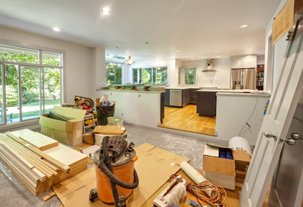 Professional Kitchen Island Installation technician working in Chesterfield, NJ